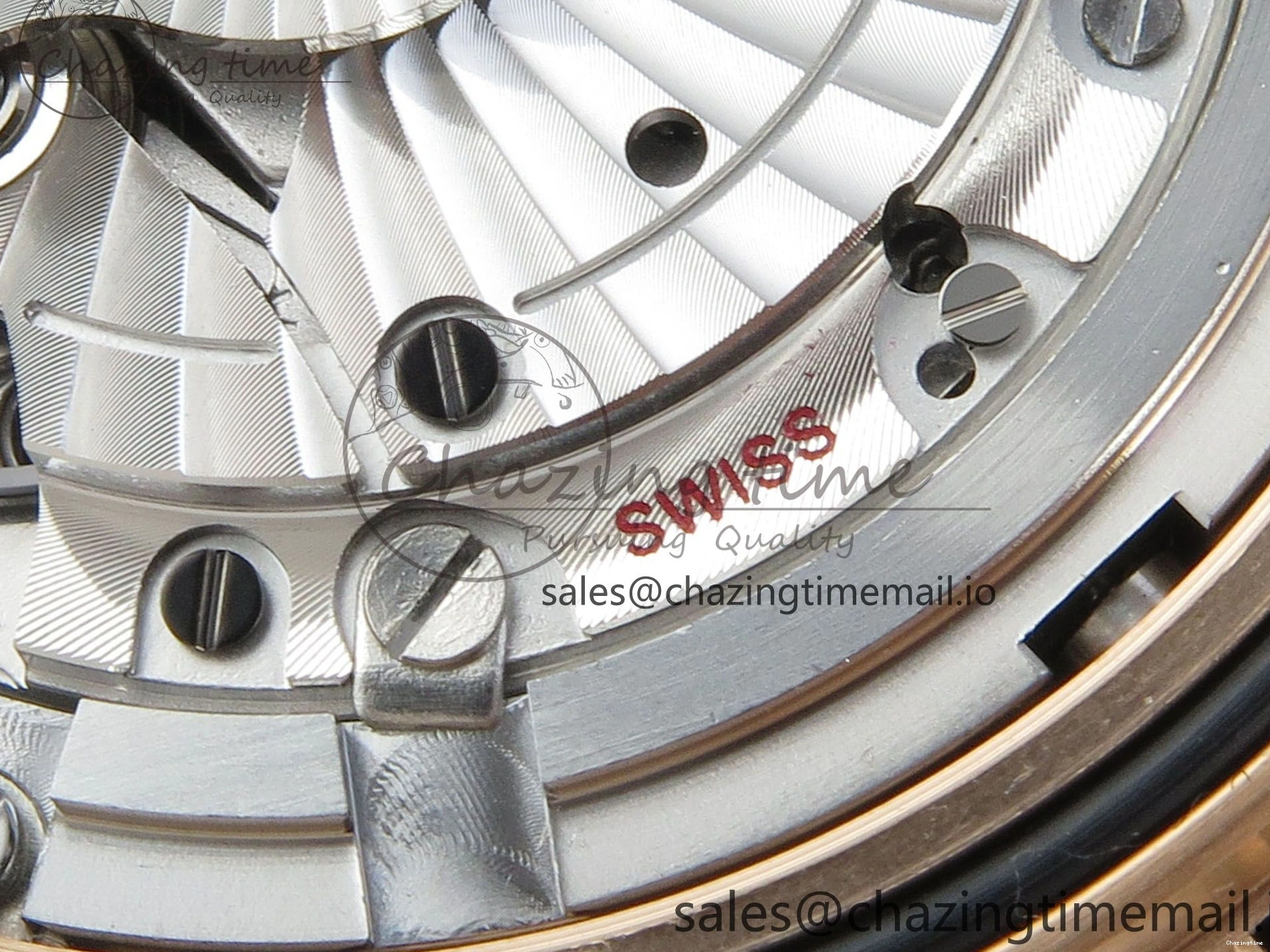 0322 Stylish Seamaster 300M Diver Rose Gold VSF 1:1 Best Edition Black Dial on Mesh Bracelet A 7662